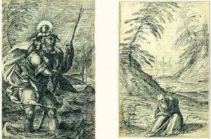 Saint Christophe (recto) by Hermann Weyer