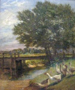 Geese by Max Weyl