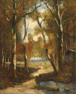 A Woodland Pool by Max Weyl