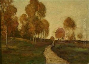 Autumn Landscape With Winding Road Autumn Landscape With Winding Road
