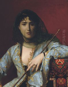 Veiled Circassian Lady by Jean-Leon Gerome
