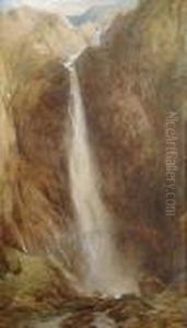 Aber Waterfall - ``never-ending,
 But Always Descending, And This Way The Wales Come Down`` by Henry Clarence Whaite