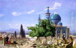 Cemetery Gone to Seed by Jean-Leon Gerome