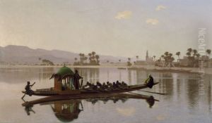 Excursion Of The Harem by Jean-Leon Gerome