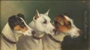 Three Terriers by John Arnold Wheeler