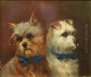 Two Terriers by John Arnold Wheeler