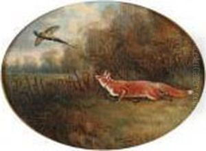 The Fox And The Pheasant by John Arnold Wheeler