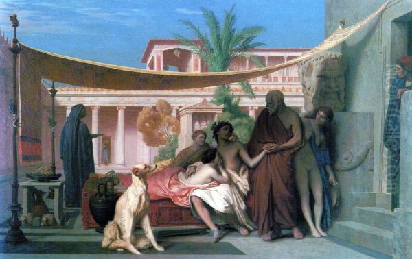 Socrates Seeking Alcibiades In The House Of Aspasia - view 1
