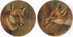 Fox Heads by John Alfred Wheeler
