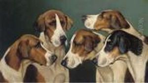 Five Hounds by John Alfred Wheeler
