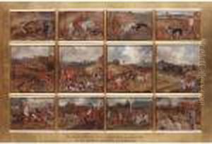 A Set Of Twelve Sporting Scenes by John Alfred Wheeler