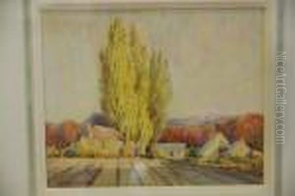 Picadilly Valley South Australia Watercoloursigned George Whinnen - view 1