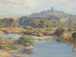 The Mouth Of The Hindmarsh River, Victor Harbor by George Whinnen