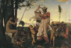 Anacreon, Bacchus, and Amor