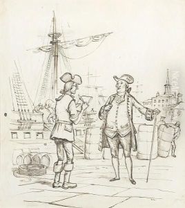 Deliveries Of Rothmans At Pall
Mall; Loadingsupplies Onto A Clipper; Victorian Values; Caught In The
Act;mechanised Smokings by Rex John Whistler