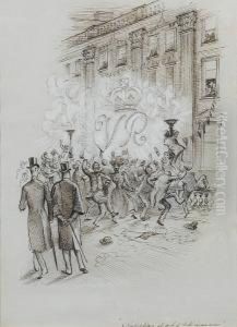 Monarch Of The Glen; Period 1900
Cig. Lighterscandal; Lighting Up Time In Regency Days; Romantic
Smokers;sherlock Holmes; Celebrations At The End Of South African War by Rex John Whistler