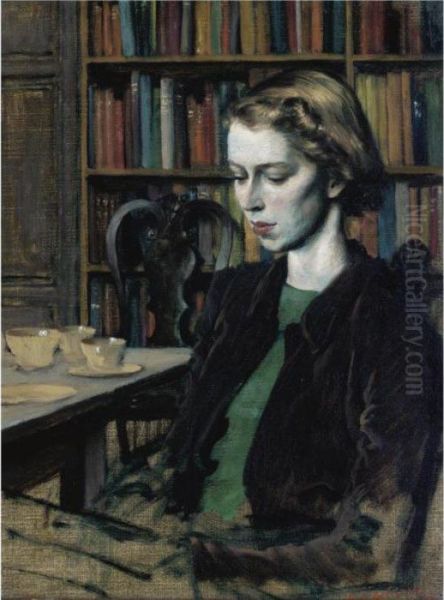 Miss Juliet Henley (at Breccles Hall) 1943 - view 1