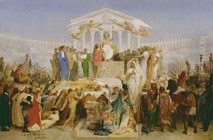 Study For The Age Of Augustus Birth Of Christ by Jean-Leon Gerome
