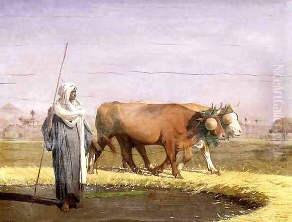 Treading Out The Grain In Egypt - view 1