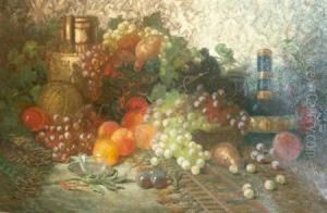 Still Life With Fruit, Flowers And Glasswear