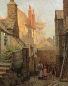 Figures In A Street, St Ives Figures In A Street, St Ives