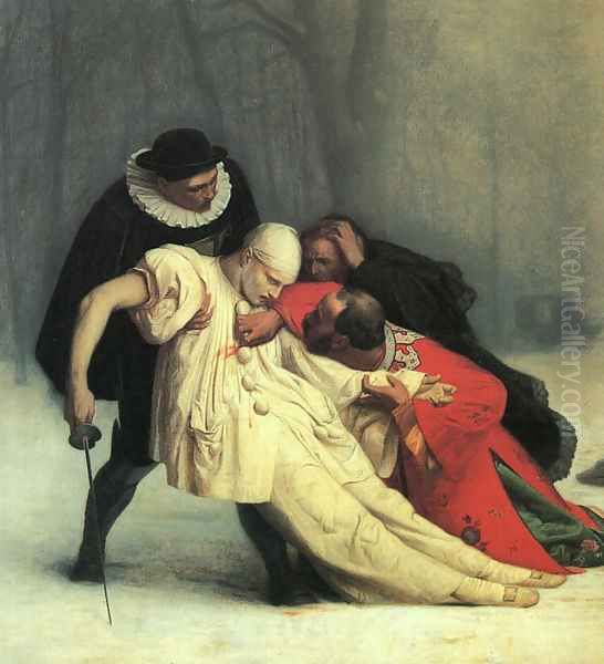 Duel after a Masked Ball (detail) 1857 - view 1