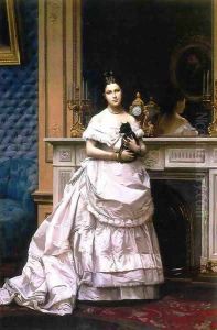 Portrait Of A Lady by Jean-Leon Gerome