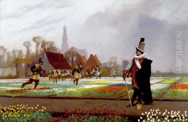 Duel among the Tulips - view 1