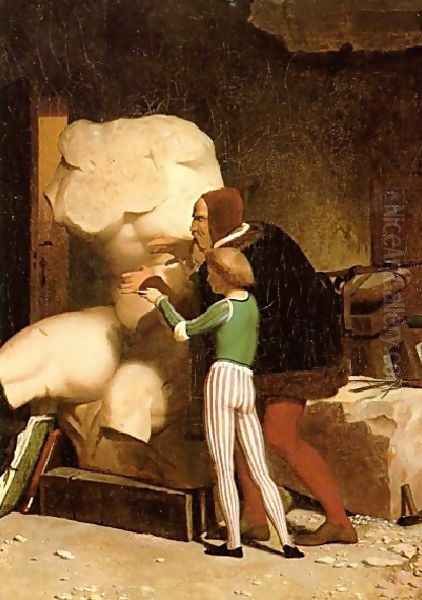 Michelangelo (or In his Studio) - view 1