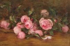 Wild Flowers (pink Roses) by Edith White