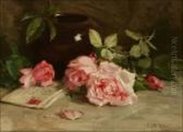 Pink Roses Still Life - view 1