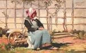 Study Of A French Peasant by Frederick William N. Whitehead