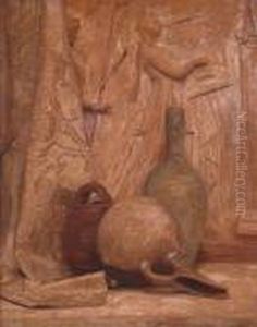 Still Life Of Pots by John William Whiteley