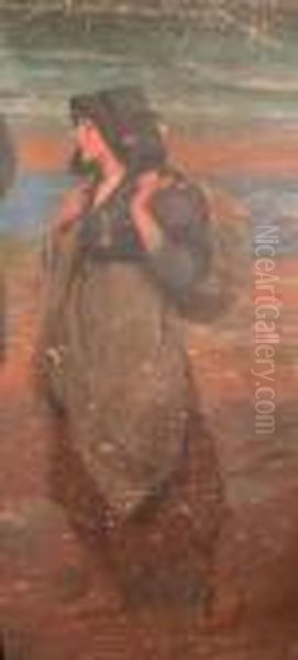 Fishergirl On A Beach - view 1