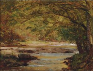 Sunshine On The Brook by Thomas Worthington Whittredge