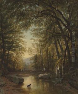 The Glen by Thomas Worthington Whittredge