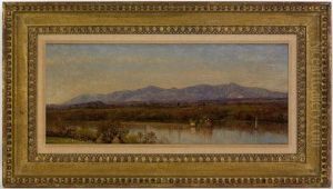 Hudson River Scene by Thomas Worthington Whittredge