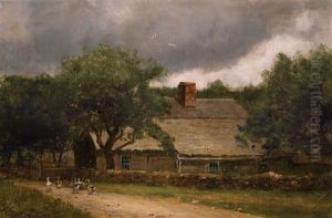 Palmer House, Sakonnet, Rhode Island by Thomas Worthington Whittredge