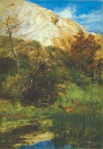 Yellowstone National Park by Thomas Worthington Whittredge