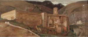 The Benedictine Cloister At Subiaco, Italy