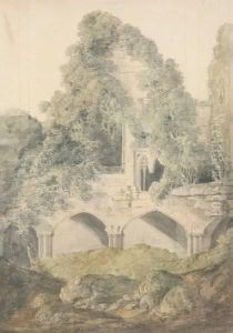 Ruins Of Gothic Church by Thomas Worthington Whittredge