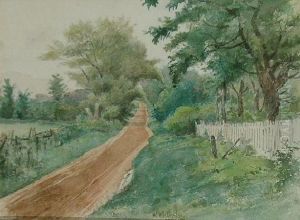 Old County Road by Thomas Worthington Whittredge