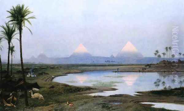 The Pyramids, Sunrise - view 1