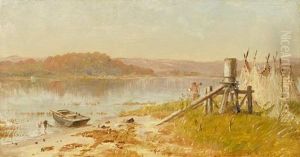 A Fisherman's Windlass, Sketch On The Hudson A Fisherman's Windlass, Sketch On The Hudson