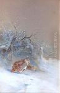 Grouse In A Snow Storm