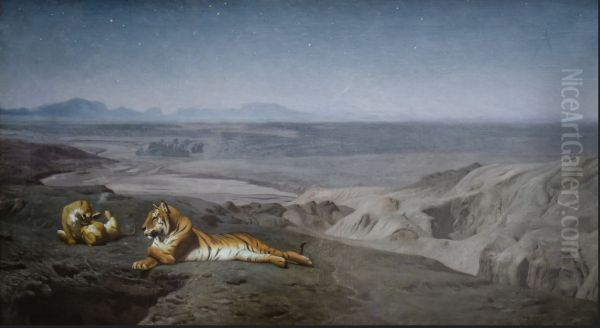 Night on the Desert (study) - view 1