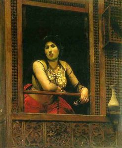 Woman at Her Window by Jean-Leon Gerome