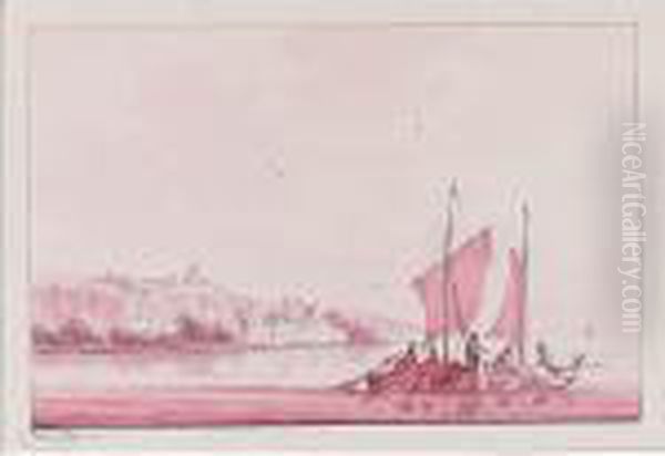 Boats On An Estuary - view 1