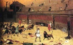 Departure of the Cats from the Circus by Jean-Leon Gerome