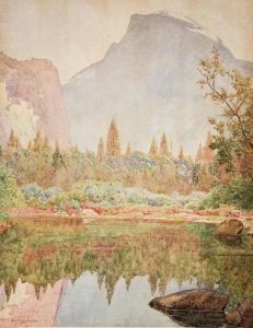 Half Dome, Yosemite by Gunnar Mauritz Widforss